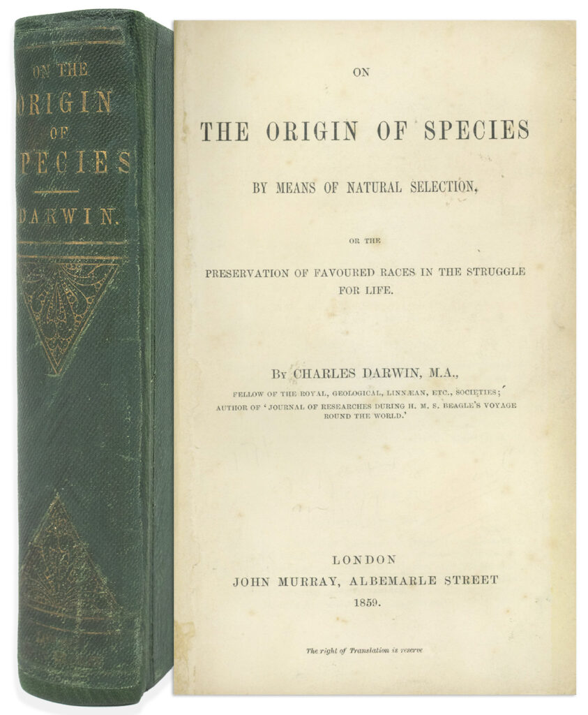 Original cover of The Origin of Species